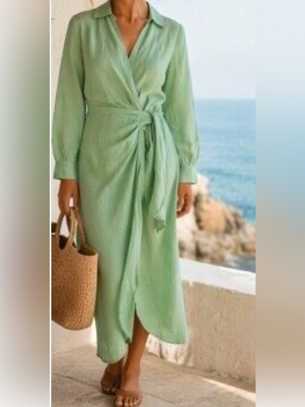 Magaschoni Linen Dress